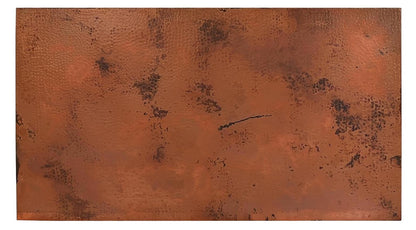 Eagle Basin Utility Cabinet With Two Drawers And Two Doors, Copper Top