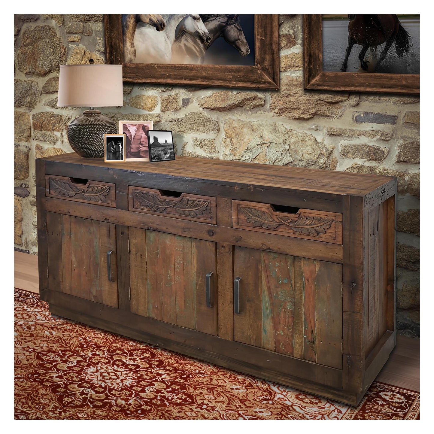 Mesquite Plains 3 Drawer/3 Door Buffet