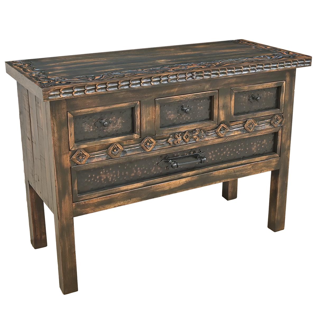 Marathon Basin 4 Drawer Console