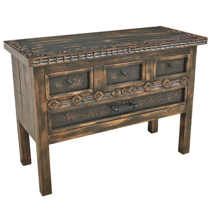 Marathon Basin 4 Drawer Console