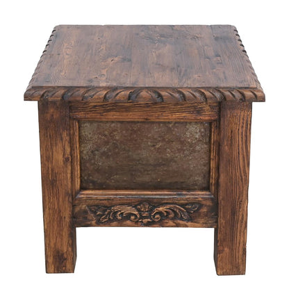 Guero Weathered Wood Trunk End Tables (2-Pack)