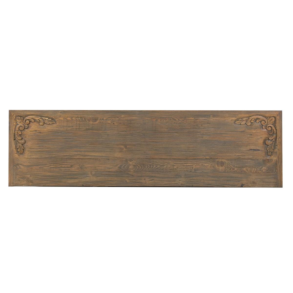 Stone Canyon Hand Carved Console / Tv Stand