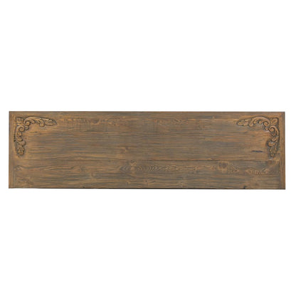 Stone Canyon Hand Carved Console / Tv Stand
