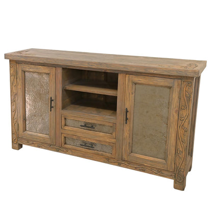 Stone Canyon Hand Carved Console / Tv Stand