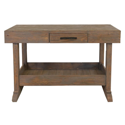 Valley Ridge Wood Kitchen Island With Pot Storage Base And Cutlery Drawer