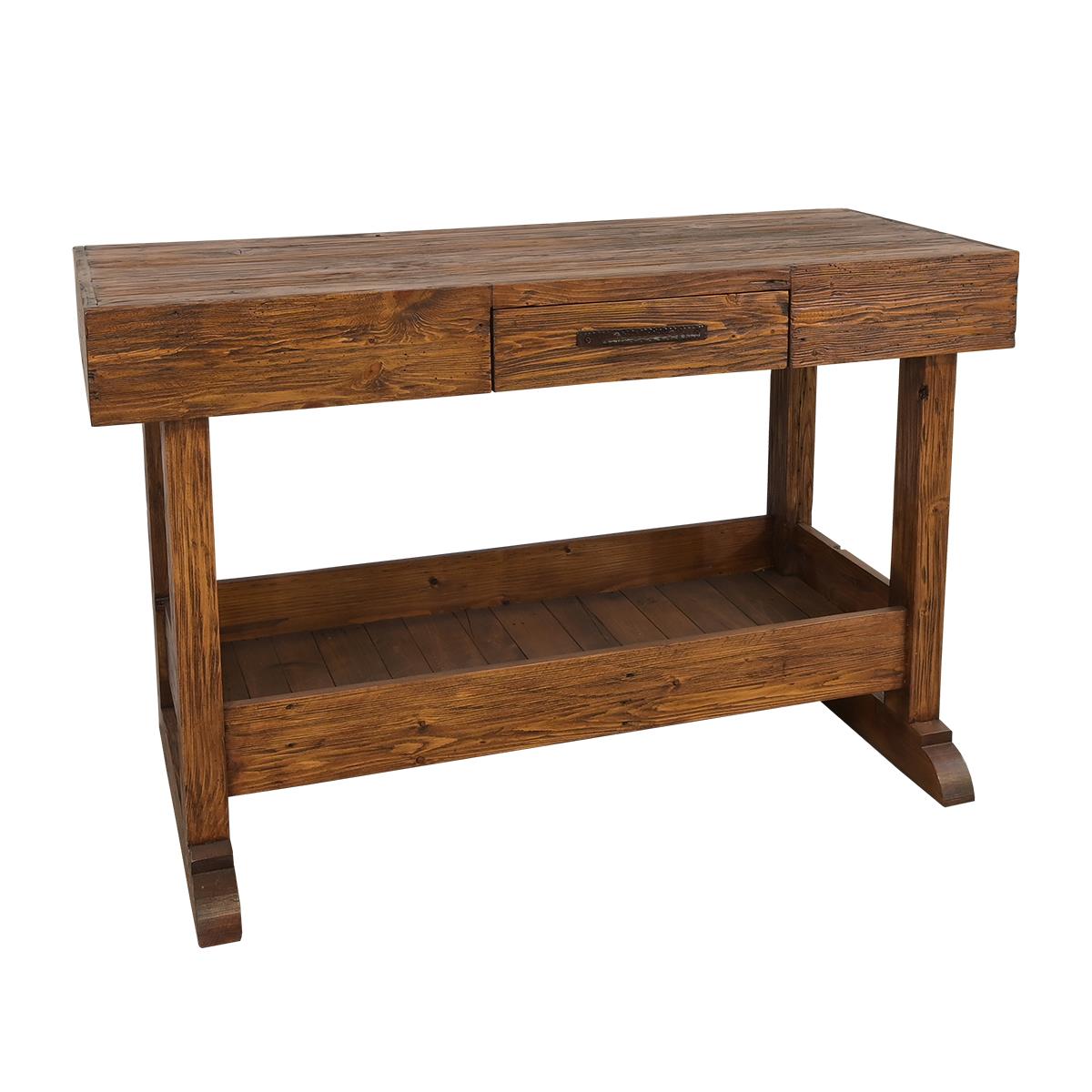 Twin Ridge Wood Kitchen Island With Pot Storage Base And Cutlery Drawer