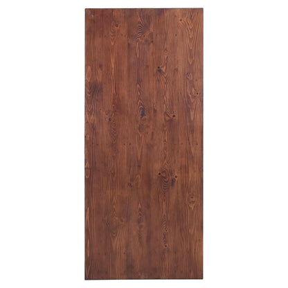 Yellow Canyon Kitchen Island With Double-Side Drawers, Hand Carving And Storage Shelving