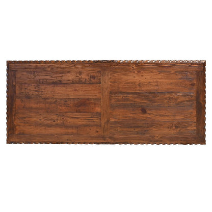 Mission Revival Executive Desk with Iron Accents