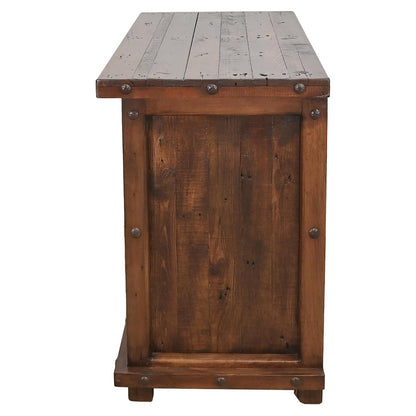 Guadalupe Basin Utility Cabinet, Reclaimed Wood, Hand Forged Steelwork And Nails