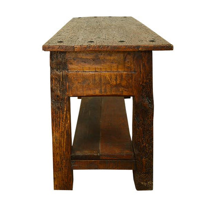 Coyote Butte Lumberjack Hand Hewn Cabin Console