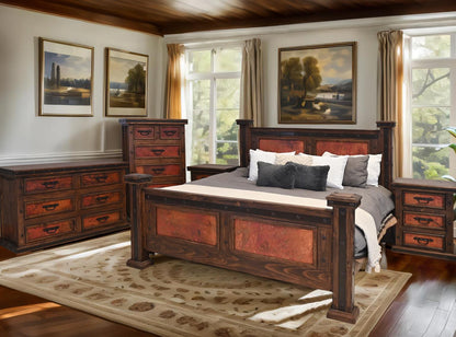 Tierra Roja - Red Copper Bedroom Set - Includes Full Service Delivery