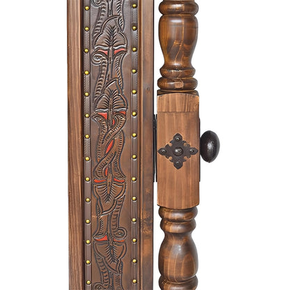 Cactus Hill Leather Free Standing Mirror, Adjustable, Rectangle