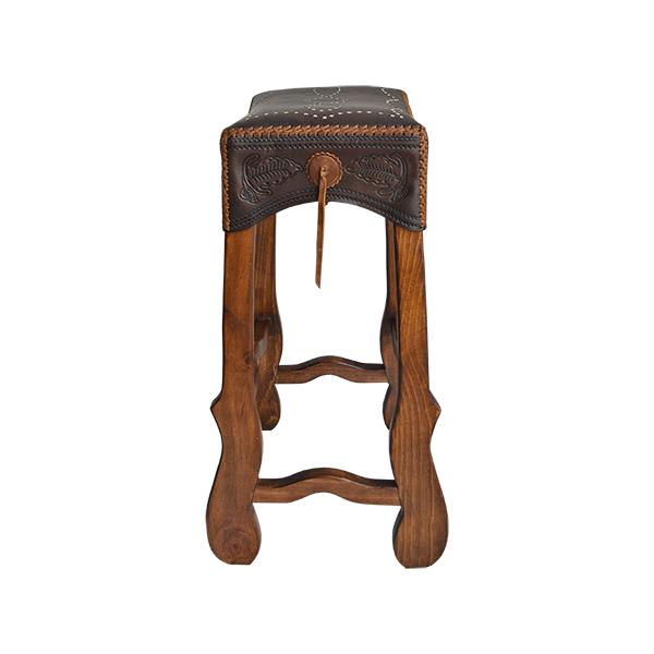 Hand Stitched Leather Saddle Barstool (2 or 3 Pack) 30" Tall