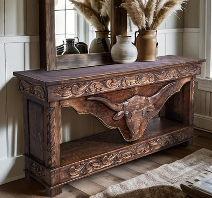 Comanche Peak Lift Top Longhorn Console