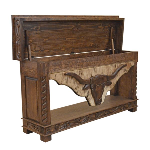 Comanche Peak Lift Top Longhorn Console