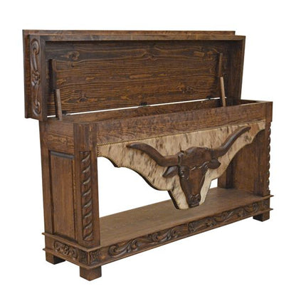Comanche Peak Lift Top Longhorn Console