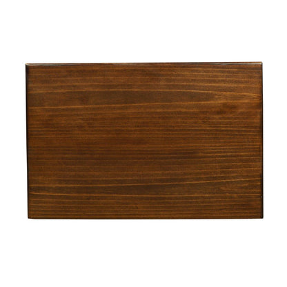 Green Hill Nightstand With Cowhide