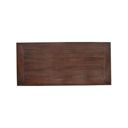 Rich River Dining Table | Hand-Carved Wood | High-Class Finish | 98 x 48 x 32