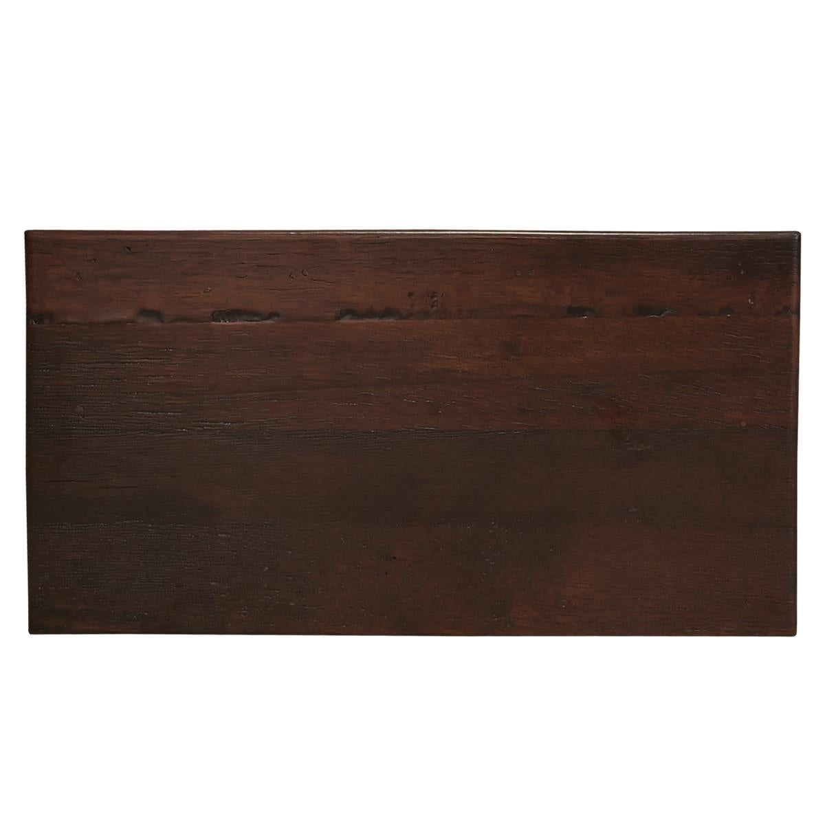 Mesquite Console Cabinet With Cowhide Doors