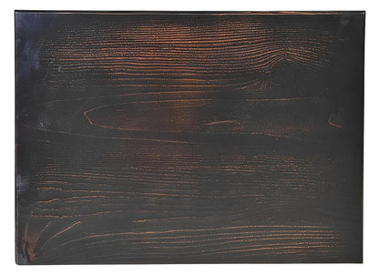 Night Moon Distressed Black Hand-Carved Wood Nightstands (2-Pack)