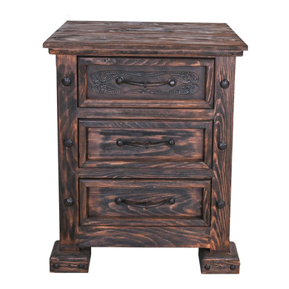Prairie Canyon Rustic Carved Bedroom Set - Includes Full Service Delivery