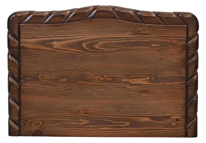 Hill Country Right Nightstand With Rope, Star & Cowhide