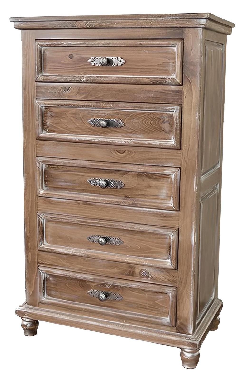 Sierra Mesa Chest of Drawers, Chic Rustic Oak, Natural