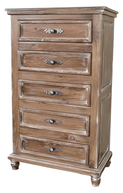 Sierra Mesa Chest of Drawers, Chic Rustic Oak, Natural