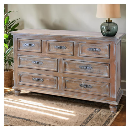 Sierra Mesa Dresser, Chic Rustic Oak, Natural