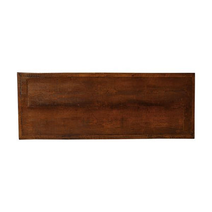 Motor City Wooden Home Bar with Hand-Carved Bull Horns and Built-in Ford Truck Tailgate 76"x24"x42", Rustic, Western