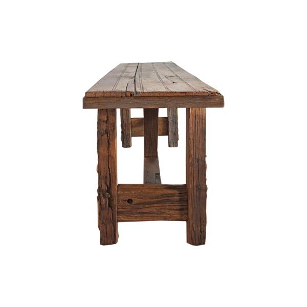 Lost Butte Original Old Door Top Credenza / Console Table With Added Hand Carved Legs