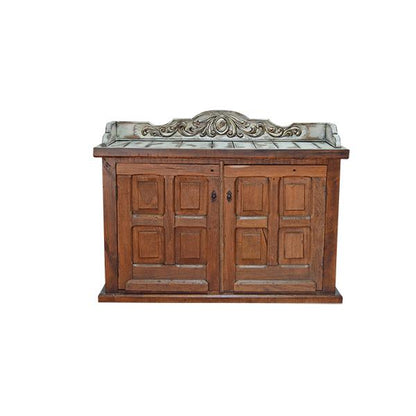 Sand Canyon Entry Credenza / Console Table, Reclaimed Wood From Old Doors