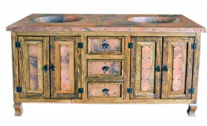 Val Verde Basin 72" Copper Vanity