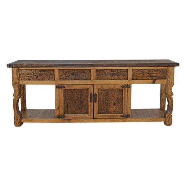 Crystal Canyon Console / Buffet With Yoke Supports