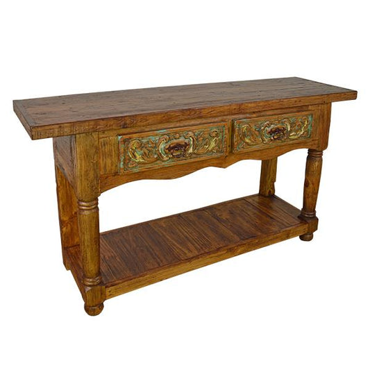 Bear Canyon Carved Console
