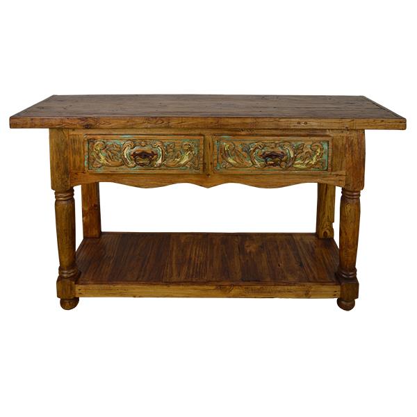 Bear Canyon Carved Console