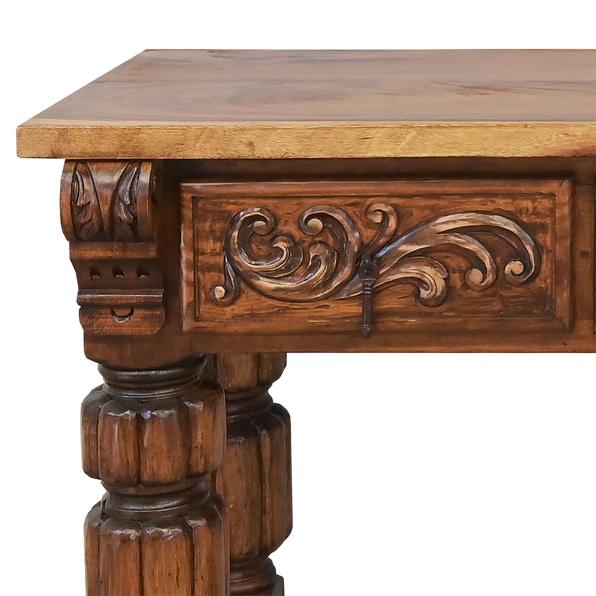 Deer Canyon Console With Trestle Base
