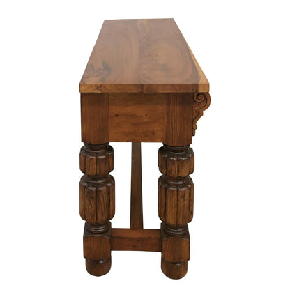 Deer Canyon Console With Trestle Base