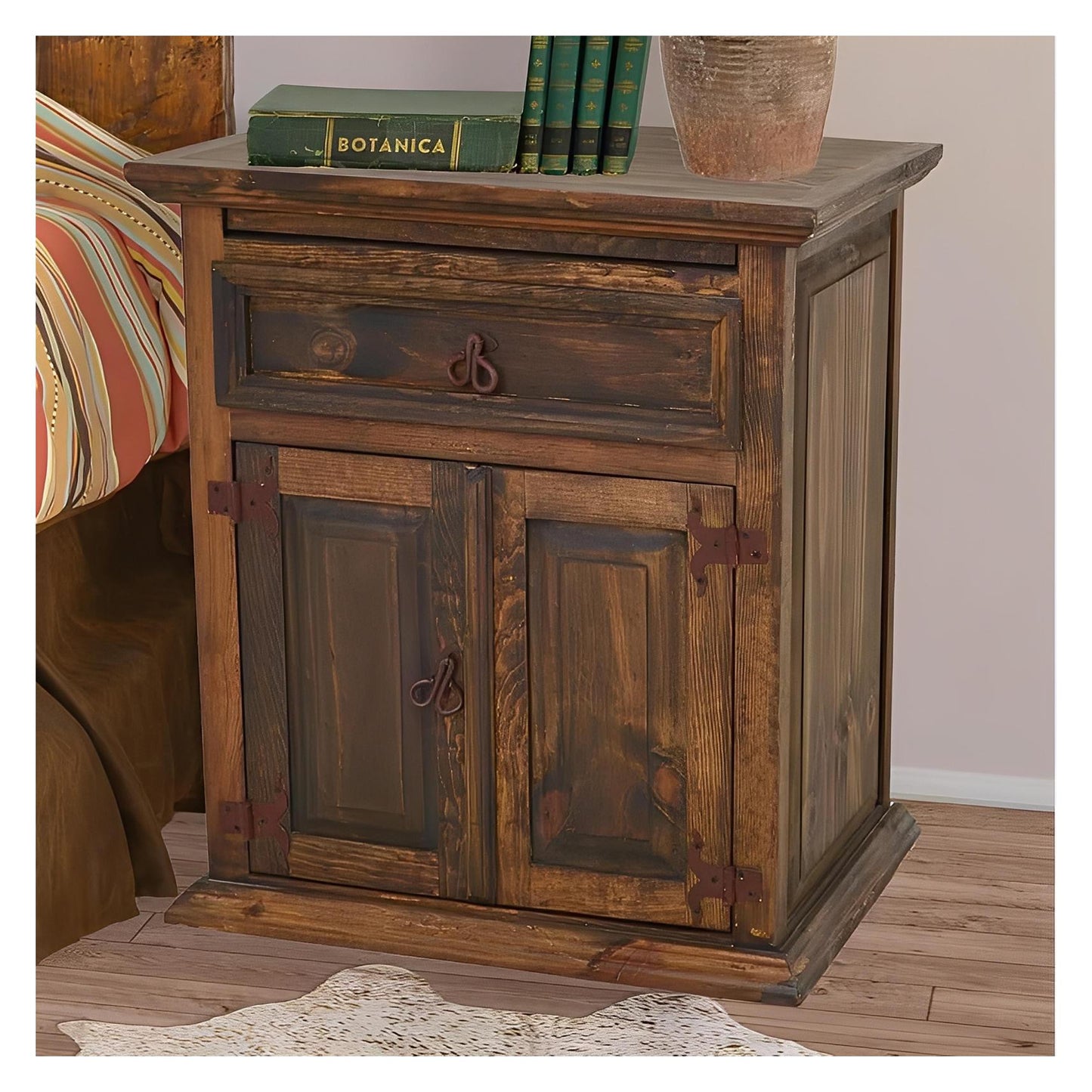 Prairie Butte Sliding Top Nightstand
