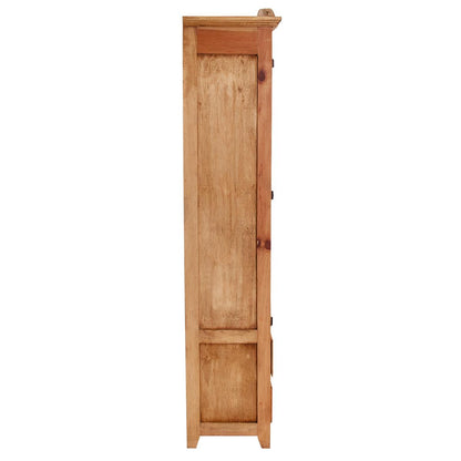 Gold Spur II Gun Cabinet w/ Built-In Rack | Glass Display & Handcrafted Wood