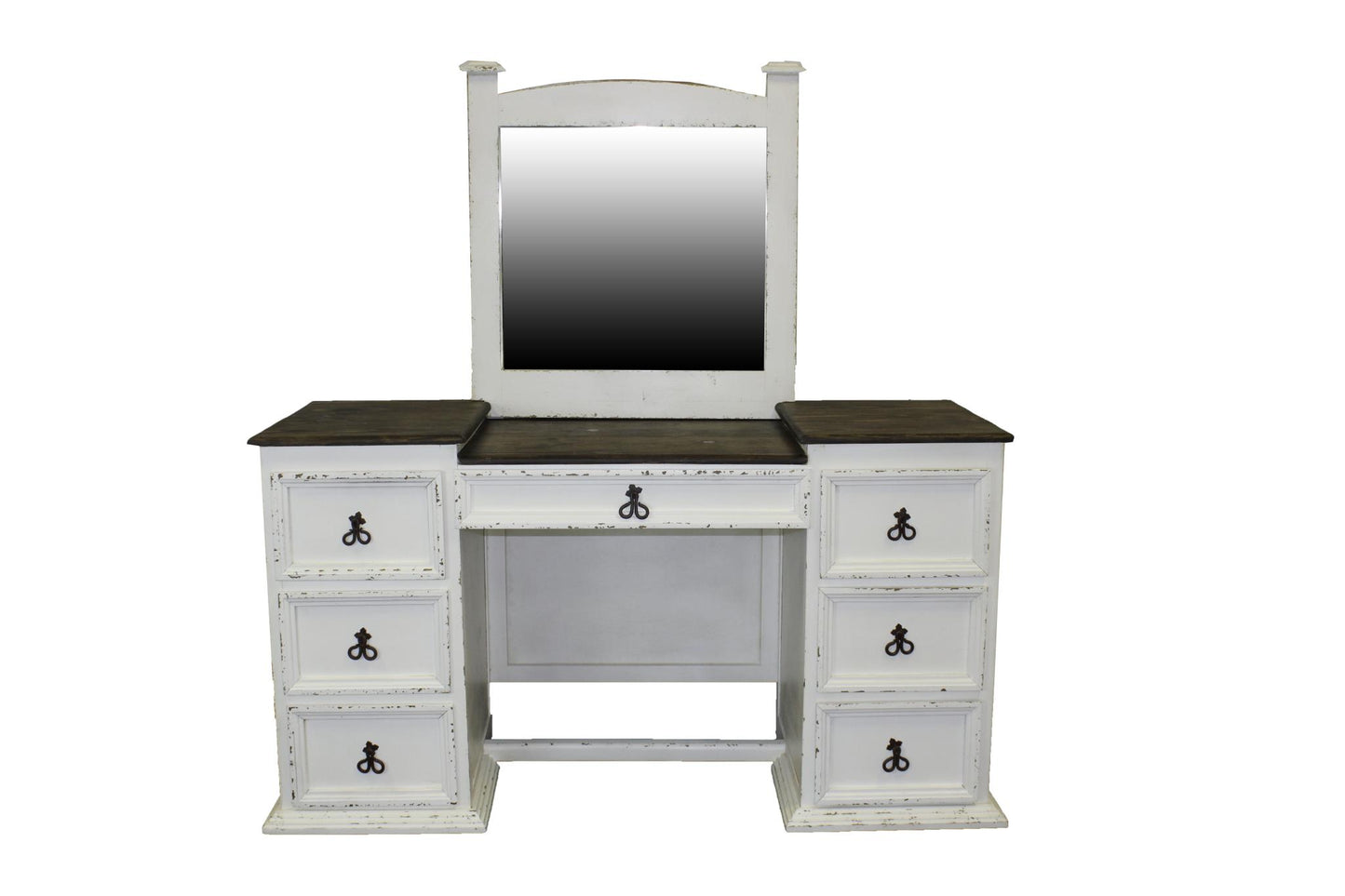 Sunset Ridge White Vanity With Mirror