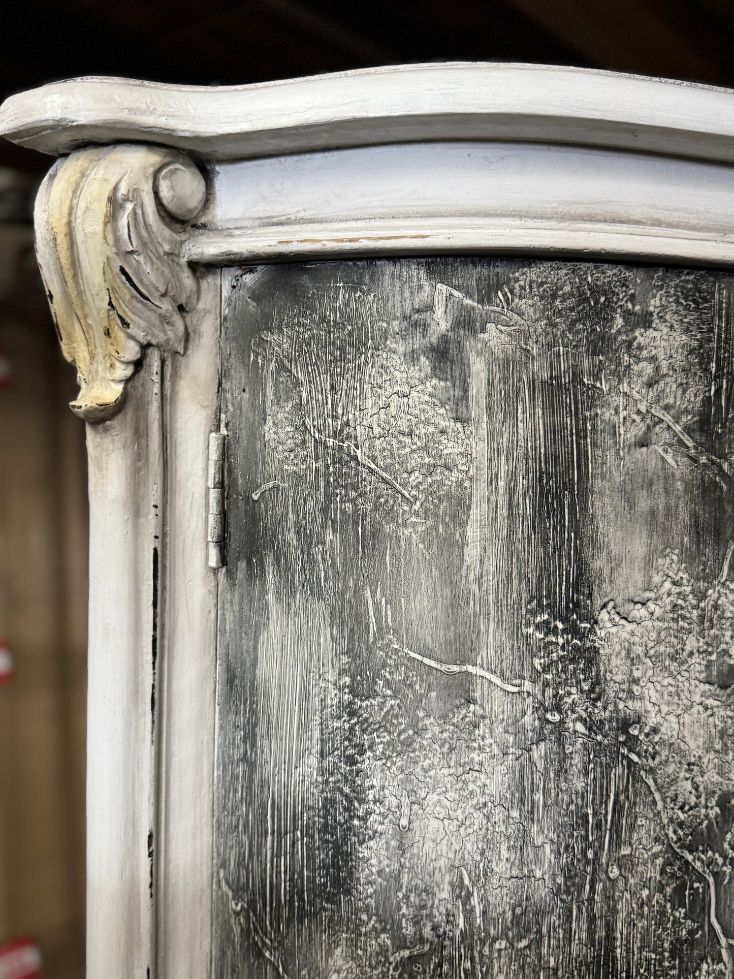 Lysandre Versailles Antique White Dining Room Buffet Table - 22 x 75 x 40