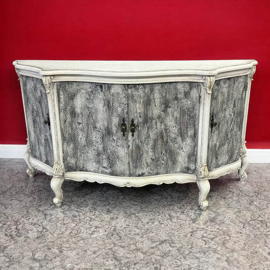 Lysandre Versailles Antique White Dining Room Buffet Table - 22 x 75 x 40