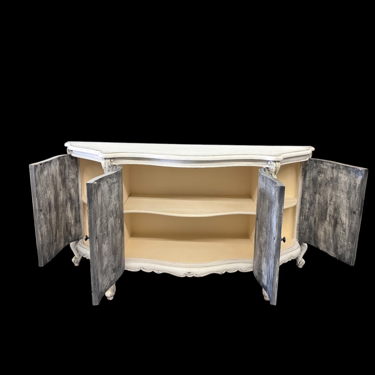 Lysandre Versailles Antique White Dining Room Buffet Table - 22 x 75 x 40