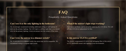 Framed Recessed Bathroom Vanity LED Mirror and Medicine Cabinet (16-30 in) - Adjustable Brightness and Color Temperature - Anti-Fog