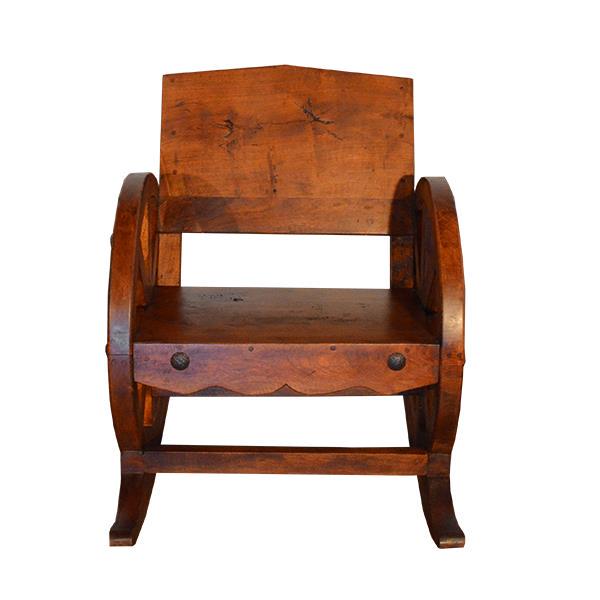 Frontier Wagon Wheel Rocking Chair (2 Pack)
