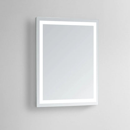ZEPHYR LED LIGHTED BATHROOM VANITY RECTANGLE MIRROR - 40 x 24