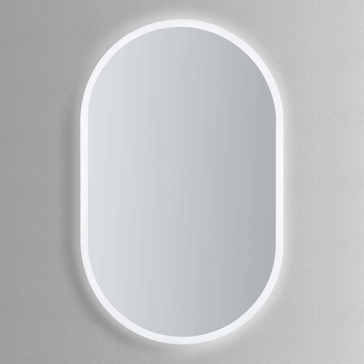 VEGA PILL LED ILLUMINATED OVAL MIRROR