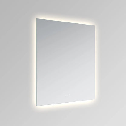 LUXOR LED VANITY SQUARE MIRROR - ADJUSTABLE TEMP. & BRIGHTNESS - 36 x 42