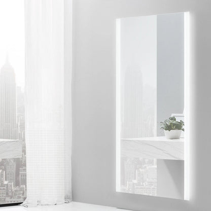 SABINE LED LIGHTED BATHROOM VANITY RECTANGLE MIRROR - 60 x 28
